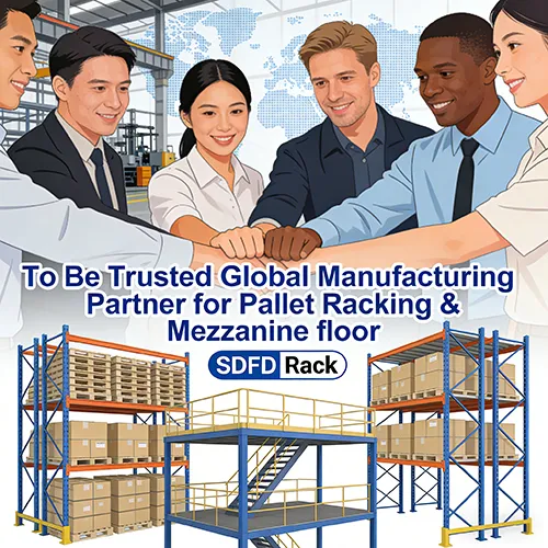 SDFD Rack globally trusted manufacturing partner for pallet racking and warehouse storage mezzanine floor